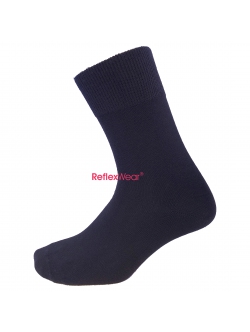 ReflexWear tynde sorte Celliant-komfortstrømper unisex – str. 35-38, 39-42 og 43-46