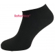 ReflexWear® Comfort & Diabetes "Low Cut"  Tynde ankel strømper i sort. Unisex
