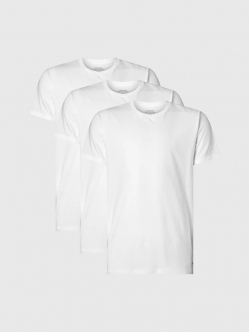 Calvin Klein 3pak t-shirt i hvid til herre | Regular fit |