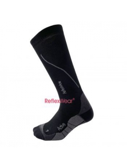 ReflexWear® Sport Aktive Tynde Kompressions Sokker i sort. Unisex