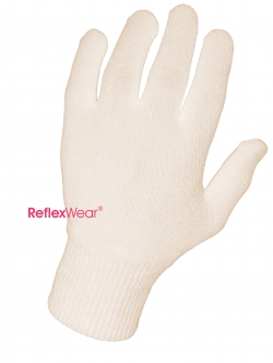 ReflexWear®  Tynd Handsker med fingre i naturale. Unisex