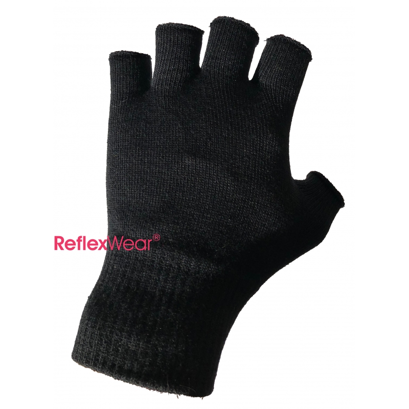 ReflexWear Tynde Handsker uden sort. Unisex