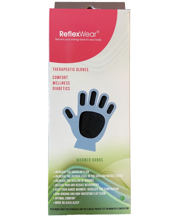 ReflexWear Tynde Handsker uden sort. Unisex