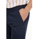 Lindbergh Chino Shorts i navy til herre