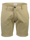 Lindbergh Chino Shorts i sandfarve til herre