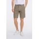 Lindbergh Linned Shorts i armygrøn til herre