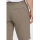 Lindbergh Linned Shorts i armygrøn til herre
