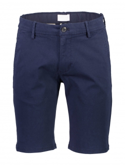 Lindbergh Superflex Chino Shorts i navy til herre