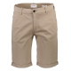 Lindbergh Superflex Chino Shorts i sandfarve til herre