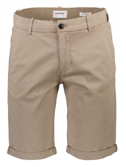 Lindbergh Superflex Chino Shorts i sandfarve til herre