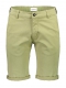 Lindbergh Superflex Chino Shorts i lys armygrøn til herre