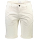 Lindbergh Superflex Chino Shorts i Off White til herre