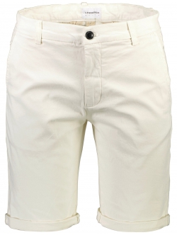 Lindbergh Superflex Chino Shorts i Off White til herre