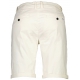 Lindbergh Superflex Chino Shorts i Off White til herre