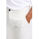 Lindbergh Superflex Chino Shorts i Off White til herre