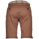 Lindbergh Superflex Chino Shorts i burnt brown til herre m. bælte