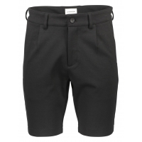 Lindbergh Plisserede shorts i sort til herre