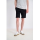 Lindbergh Plisserede shorts i sort til herre