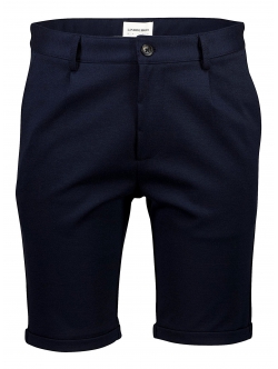 Lindbergh Plisserede shorts i navy til herre