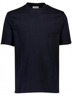 Lindbergh O-neck T-shirt i navy til herre