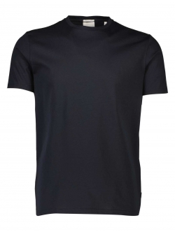 Lindbergh O-Neck T-Shirt i sort til herre