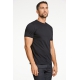 Lindbergh O-Neck T-Shirt i sort til herre