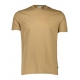 Lindbergh O-Neck T-Shirt i sandfarve til herre