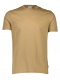 Lindbergh O-Neck T-Shirt i sandfarve til herre