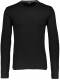 Lindbergh Basic O-Neck Langærmet trøje i sort til herre