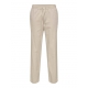 ONLY & SONS Hørbukser Loose Fit i beige til herre