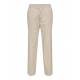 ONLY & SONS Hørbukser Loose Fit i beige til herre