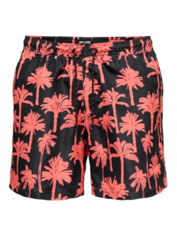 ONLY & SONS Badeshorts i dark navy til herre
