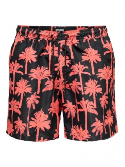 ONLY & SONS Badeshorts i dark navy til herre