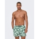 ONLY & SONS Badeshorts i dark forrest til herre