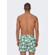 ONLY & SONS Badeshorts i dark forrest til herre