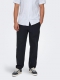 ONLY & SONS Hørbukser Loose Fit i dark navy til herre