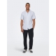 ONLY & SONS Hørbukser Loose Fit i dark navy til herre