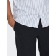 ONLY & SONS Hørbukser Loose Fit i dark navy til herre
