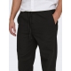 ONLY & SONS Hørbukser Loose Fit i sort til herre