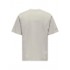 ONLY & SONS O-neck T-Shirt i Silver Lining til herre