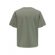 ONLY & SONS O-neck T-Shirt i Castor Gray til herre