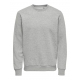 ONLY & SONS Crew Neck Sweatshirt i grå til herre