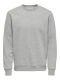 ONLY & SONS Crew Neck Sweatshirt i grå til herre