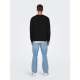 ONLY & SONS Crew Neck Sweatshirt i sort til herre