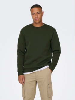 ONLY & SONS Crew Neck Sweatshirt i Rosin til herre