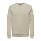 ONLY & SONS Crew Neck Sweatshirt i Silver Lining til herre