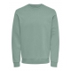 ONLY & SONS Crew Neck Sweatshirt i Iceberg Green til herre