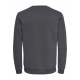 ONLY & SONS Crew Neck Sweatshirt i Grey Pinstripe til herre