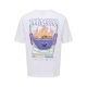 ONLY & SONS T-Shirt med print i hvid til herre