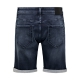 ONLY & SONS denimshorts i mørkeblå til herre